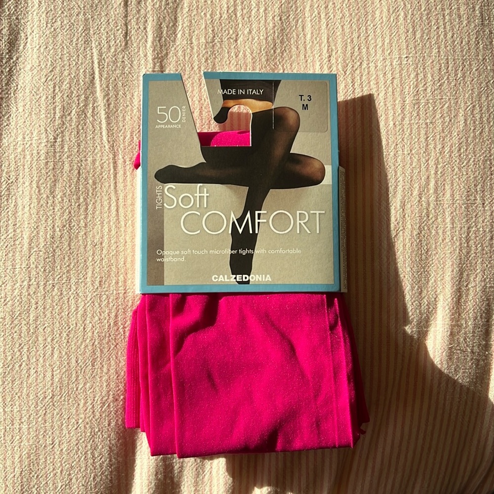 Pink Calzedonia tights